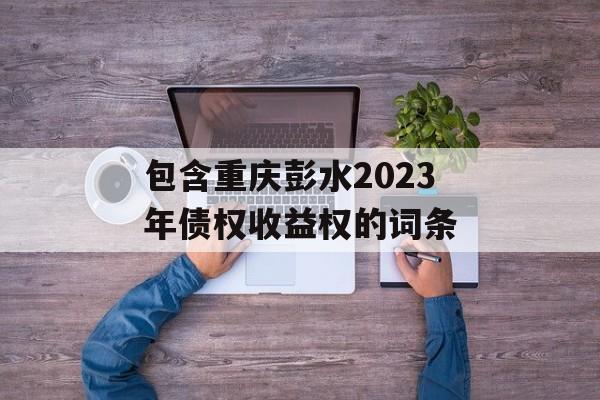 包含重庆彭水2023年债权收益权的词条
